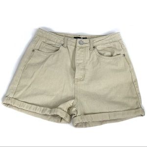 Boohoo High Rise Denim Shorts NWOT